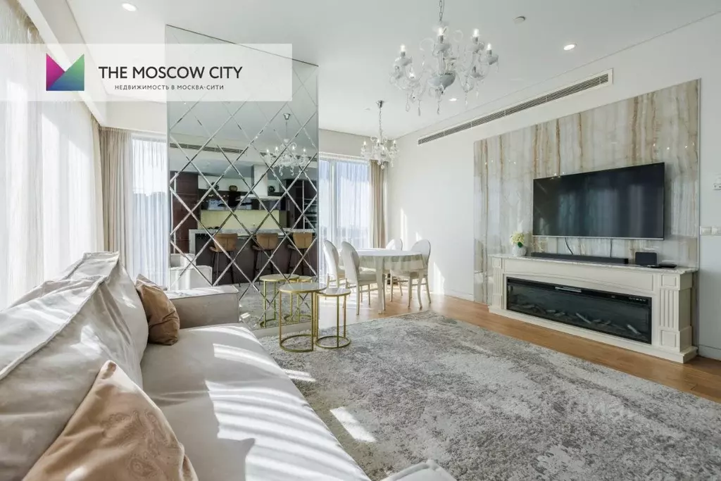 2-к кв. Москва 1-й Красногвардейский проезд, 21с2 (91.1 м) - Фото 2