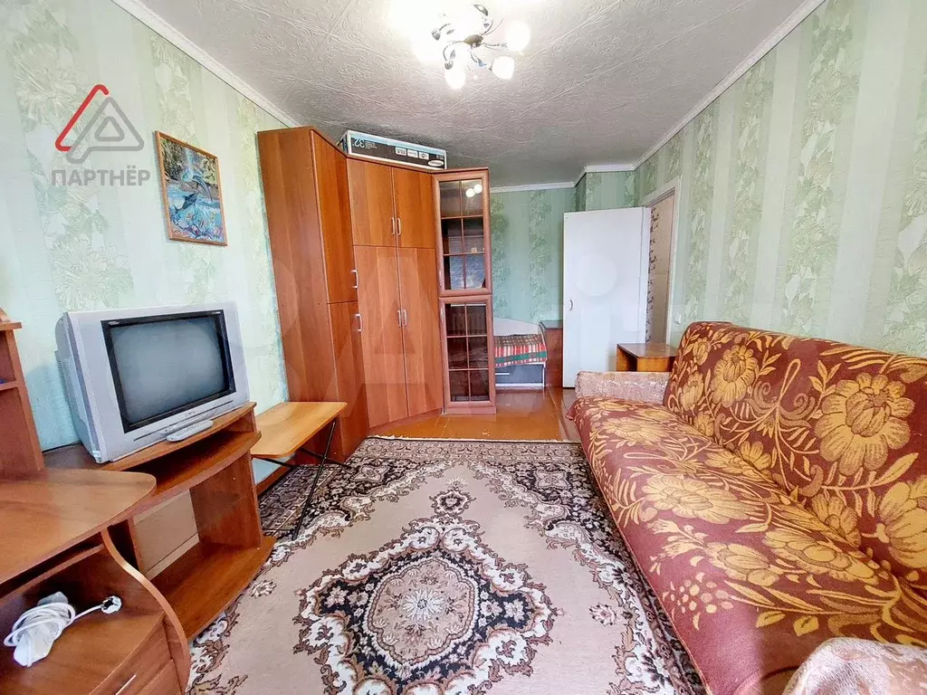 1-к. квартира, 30 м, 4/5 эт. - Фото 1