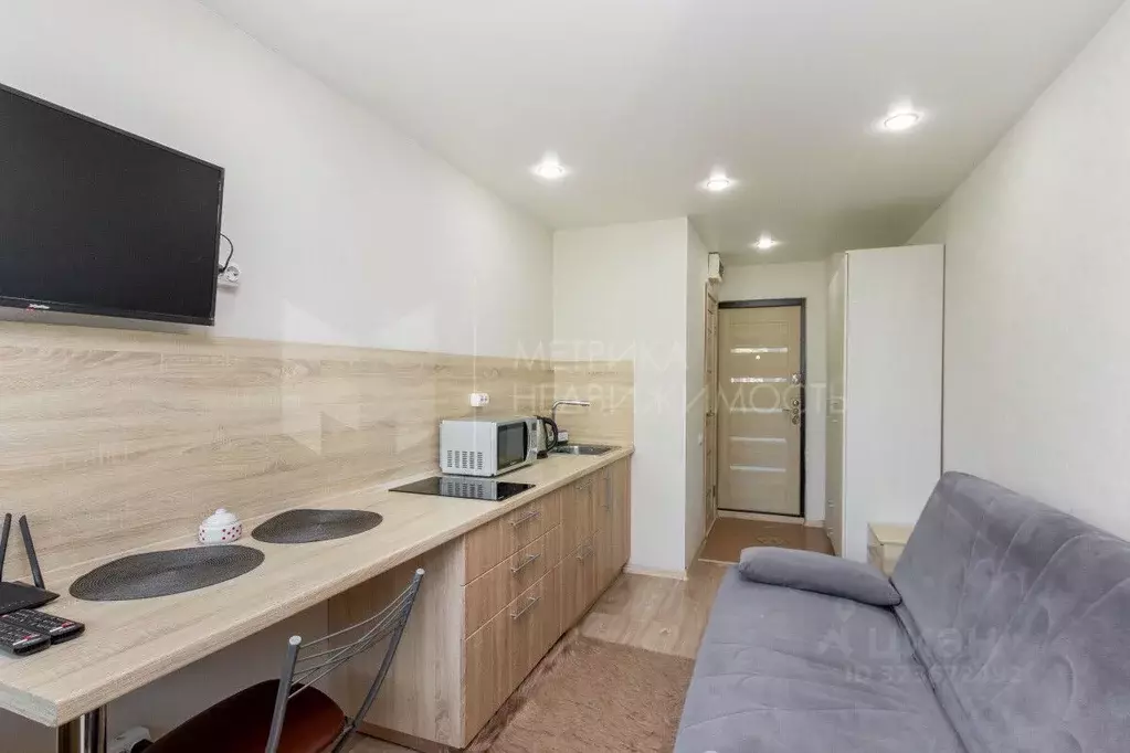 Студия Тюменская область, Тюмень ул. 30 лет Победы, 77 (12.7 м) - Фото 1