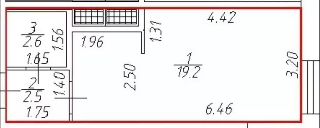 Студия Санкт-Петербург Мебельная ул., 19К2 (24.3 м) - Фото 2