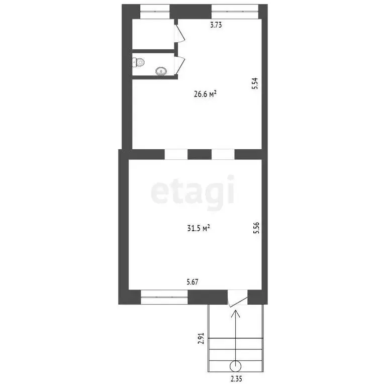 Торговая площадь (62 м) - Фото 1