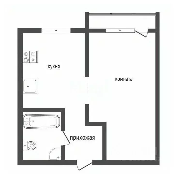 1-к кв. Ленинградская область, Кириши ул. Энергетиков, 20 (20.8 м) - Фото 1