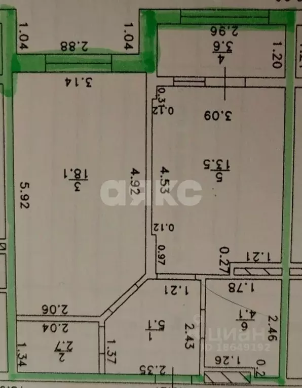 1-к кв. Краснодарский край, Анапа Таманская ул., 121к9 (47.0 м) - Фото 2