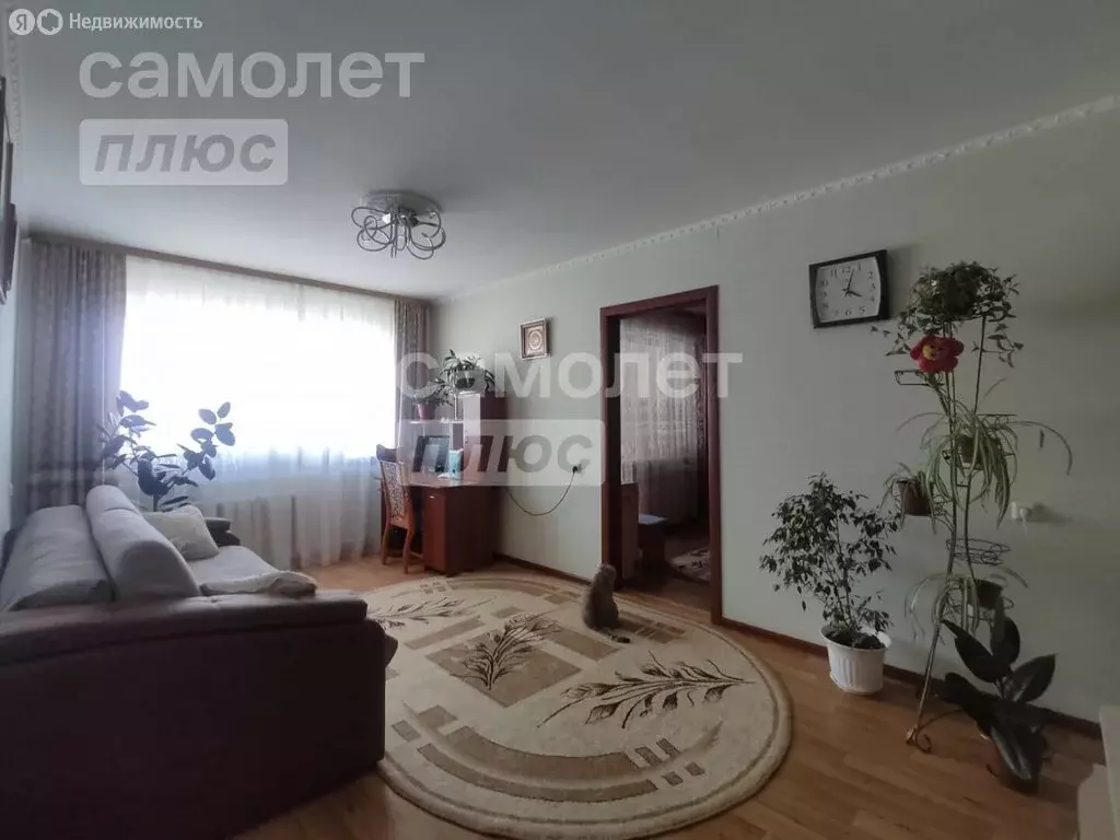 3-комнатная квартира: Октябрьский, проспект Ленина, 43 (57.7 м) - Фото 0