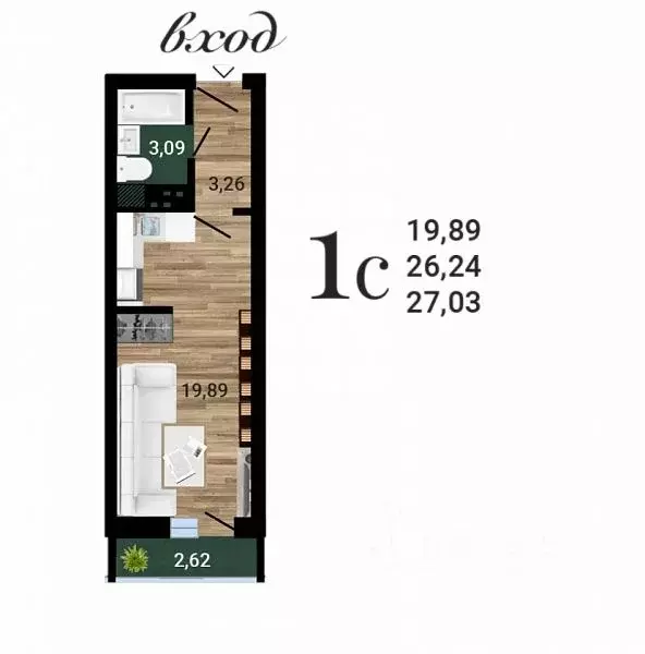 Студия Воронежская область, Воронеж ул. Антонова-Овсеенко, 35С (27.03 ... - Фото 1