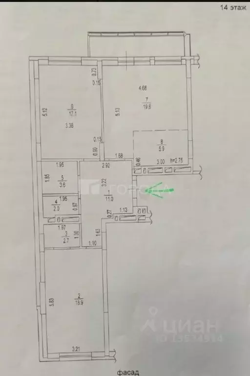 3-к кв. Алтайский край, Барнаул Пролетарская ул., 150 (80.8 м) - Фото 1