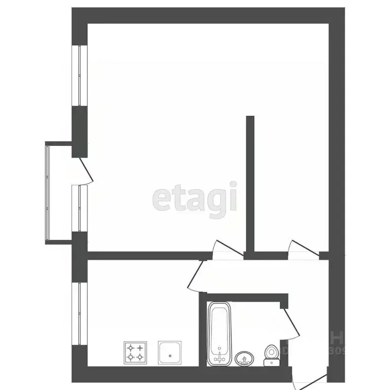 2-к кв. Мордовия, Саранск ул. Марины Расковой, 26 (42.0 м) - Фото 0