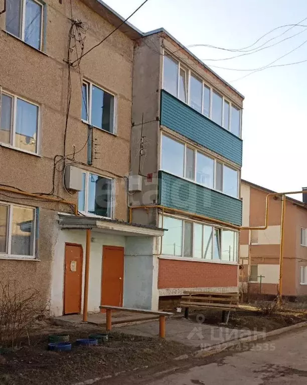 1-к кв. Самарская область, с. Приволжье ул. Мира, 6 (32.0 м) - Фото 1