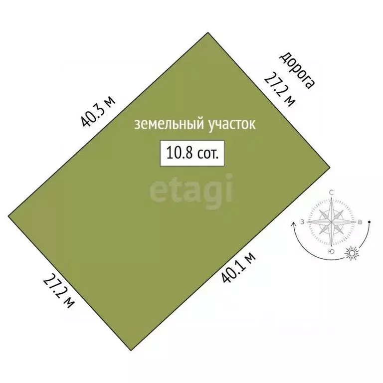 Участок в Крым, Бахчисарайский район, с. Скалистое пер. Абрикосовый ... - Фото 1