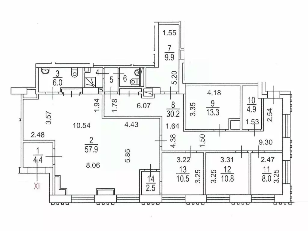 Торговая площадь в Москва Ленинский просп., 95Б (95 м) - Фото 1