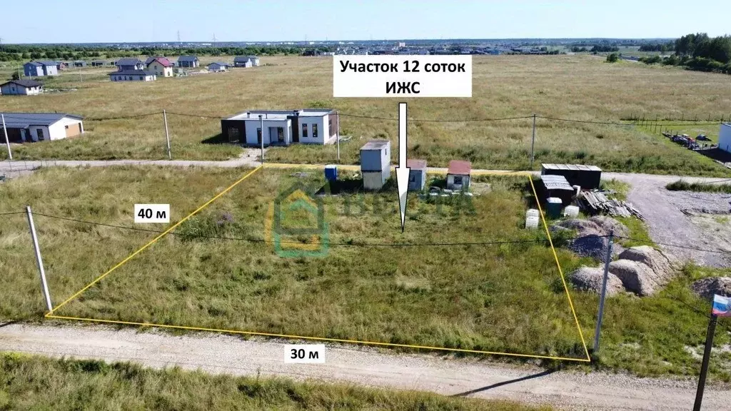 Участок в Ленинградская область, Тосненский район, Федоровское ... - Фото 2