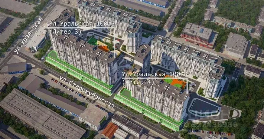 Помещение свободного назначения в Краснодарский край, Краснодар ... - Фото 1