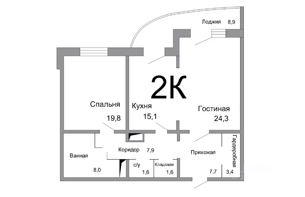 2-к кв. Ставропольский край, Кисловодск просп. Победы, 43А (98.4 м) - Фото 0