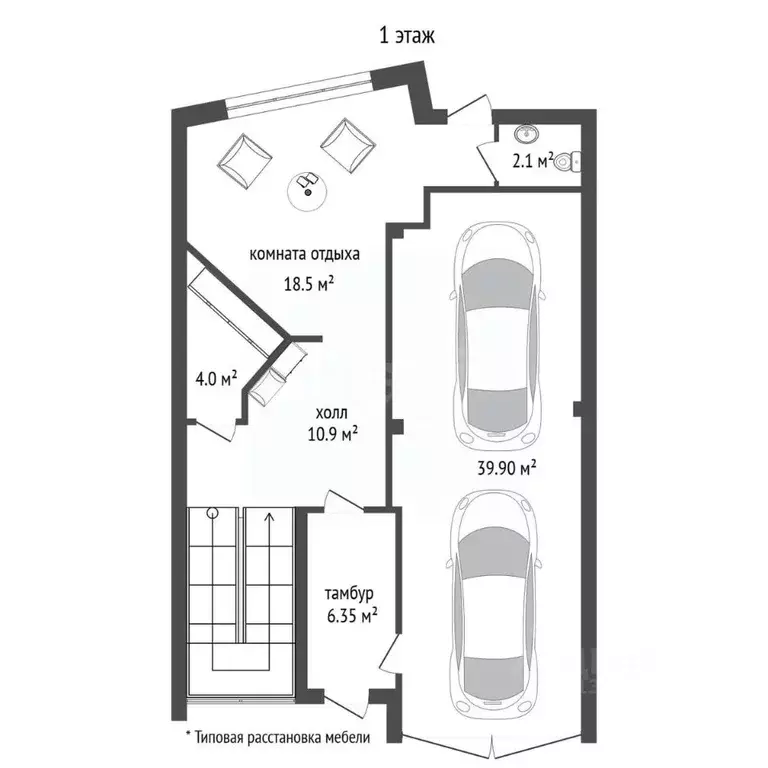 Таунхаус в Тюменская область, Тюменский муниципальный округ, д. ... - Фото 2
