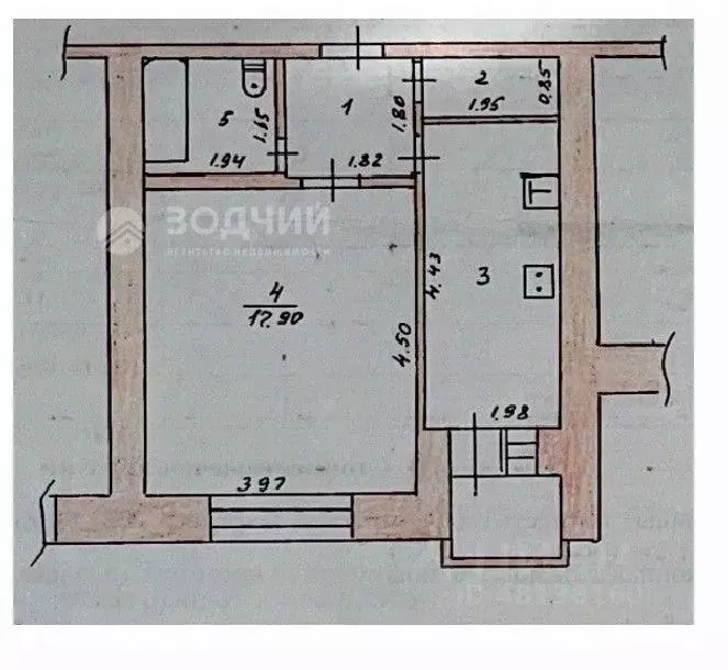 1-к кв. Чувашия, Новочебоксарск Западный жилрайон, Юраково мкр, ул. ... - Фото 1