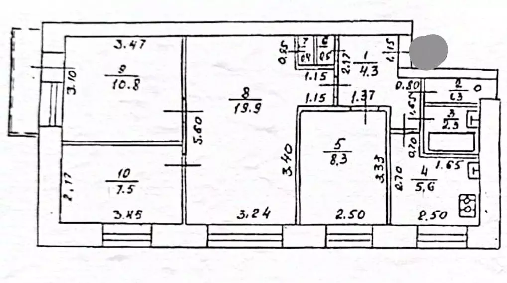 4-к кв. Башкортостан, Уфа ул. Степана Халтурина, 49/1 (60.9 м) - Фото 2