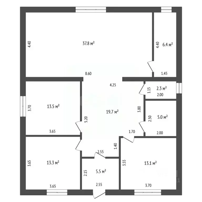 Дом в Краснодарский край, Кущевская ст-ца пер. Северный (124 м) - Фото 2