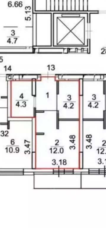 Квартира, студия, 24.2 м - Фото 1