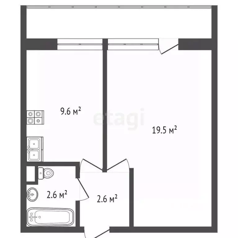 1-к кв. Московская область, Балашиха ул. Объединения, 3 (35.0 м) - Фото 1