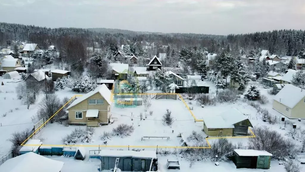 Дом в Ленинградская область, Выборгский район, Первомайское с/пос, ... - Фото 1