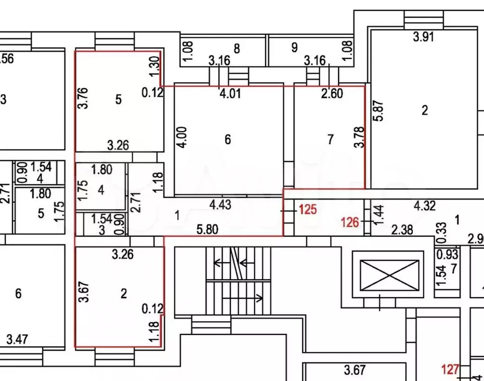 3-к. квартира, 64,7 м, 9/9 эт. - Фото 0
