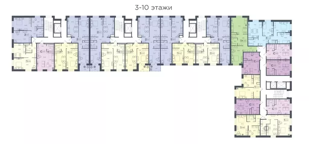 1-к кв. Тюменская область, Тюмень Дамбовская ул., 25к1 (44.24 м) - Фото 1