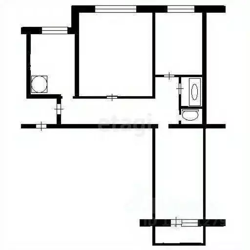 3-к кв. Белгородская область, Белгород просп. Богдана Хмельницкого, ... - Фото 2