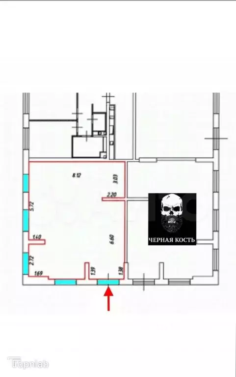 Помещение свободного назначения в Москва ул. Михайлова, 30Ак4 (103 м) - Фото 1