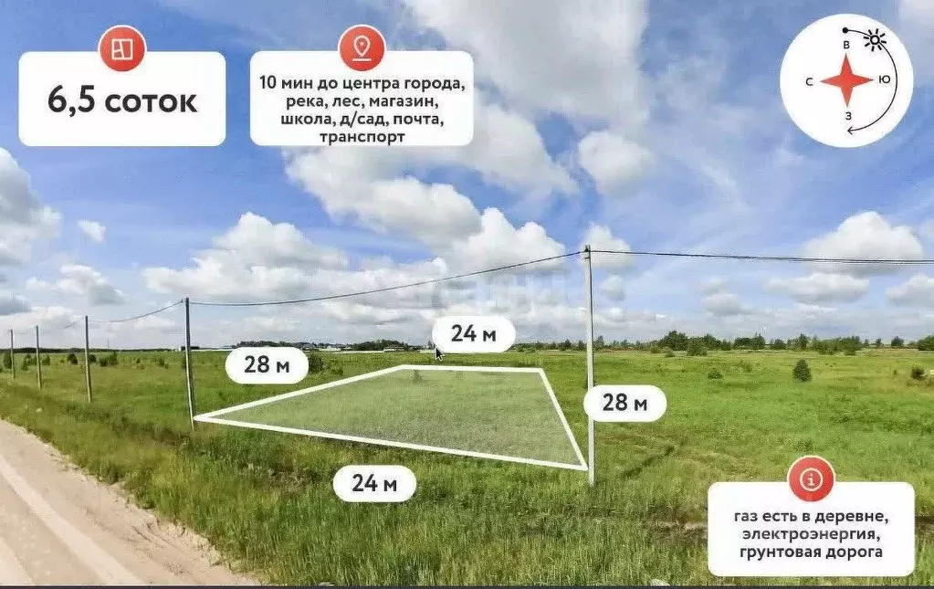 Участок в Тюменская область, Тюмень  (6.5 сот.) - Фото 1