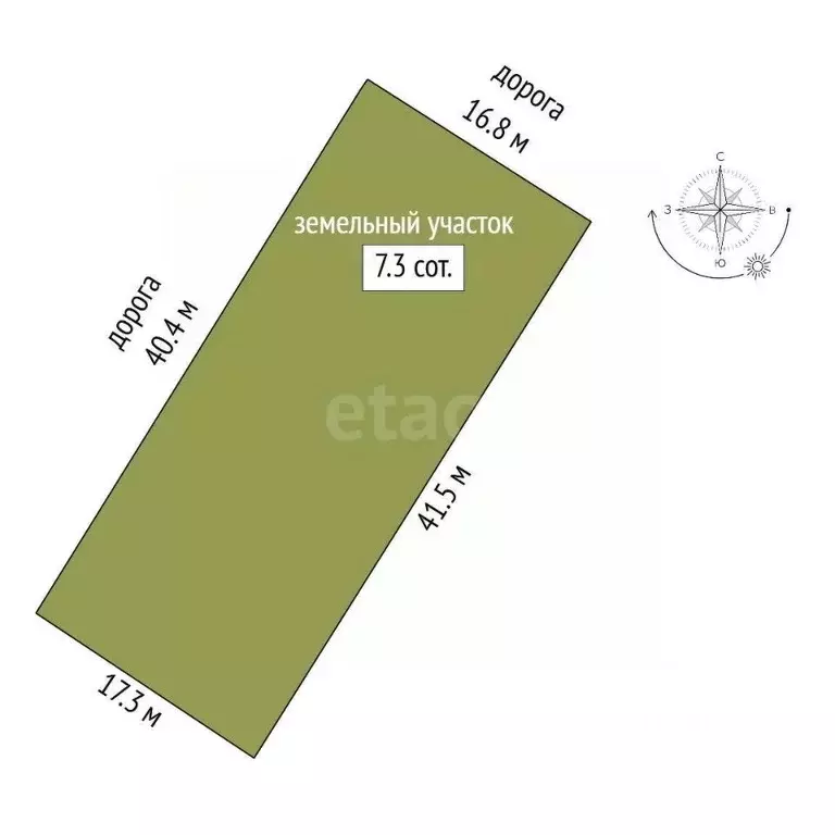 Участок в Крым, Симферопольский район, с. Мирное  (7.3 сот.) - Фото 2