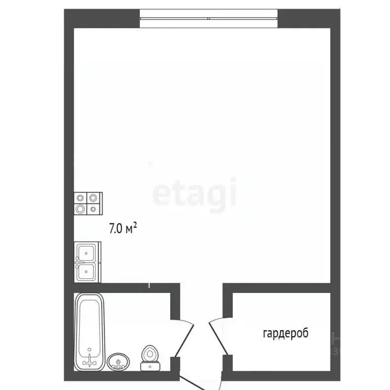 Студия Крым, Ялта муниципальный округ, Массандра пгт ш. Южнобережное, ... - Фото 1