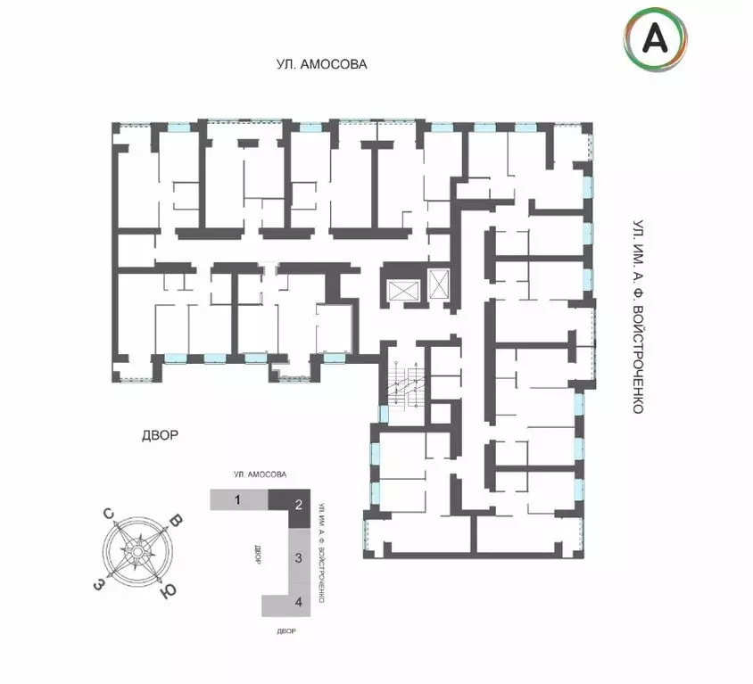 1-к кв. Брянская область, Брянск Архитектор жилой комплекс (37.17 м) - Фото 2
