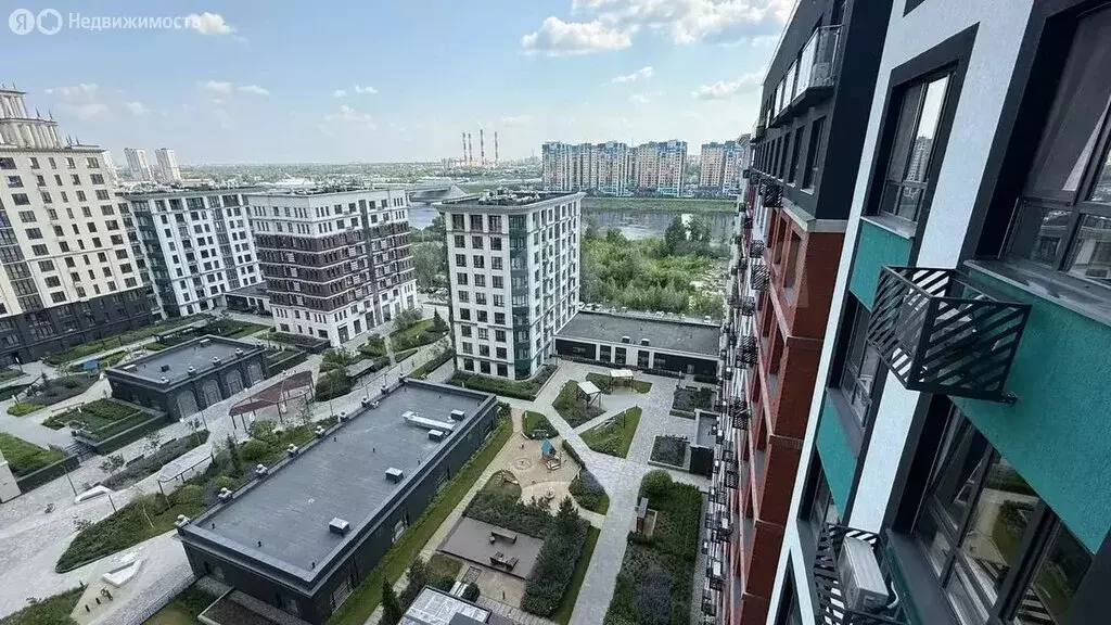 1-комнатная квартира: Тюмень, улица Пожарных и Спасателей, 1 (45.6 м) - Фото 1
