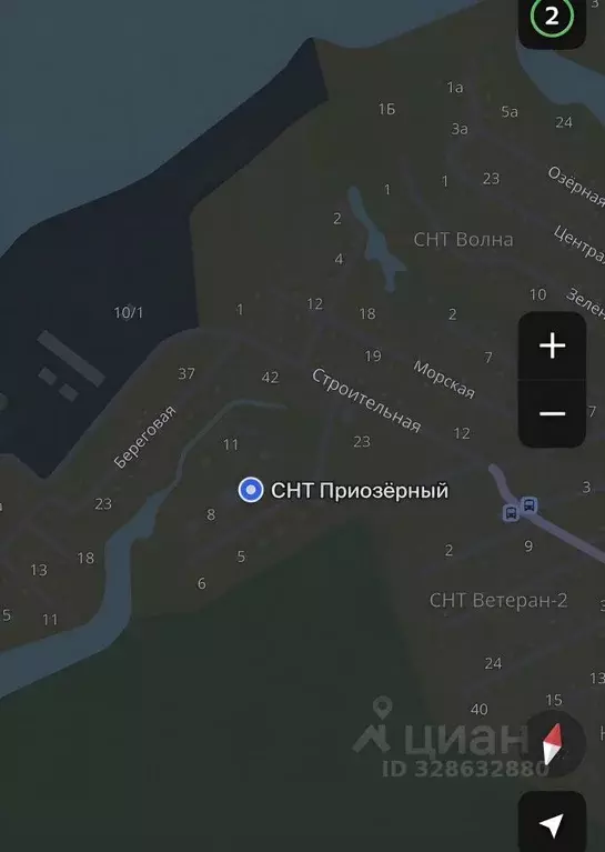 Участок в Новосибирская область, Бердск Приозерный СНТ, 9 (12.0 сот.) - Фото 2