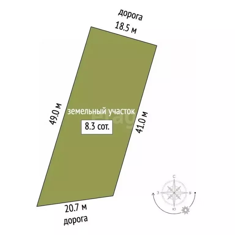 Участок в Ростовская область, Аксайский район, Большелогское с/пос, ... - Фото 2