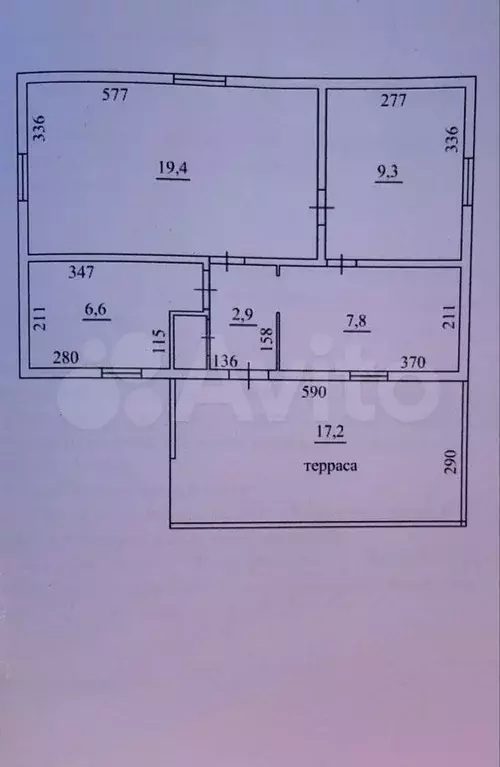 Дом 54 м на участке 13 сот. - Фото 0