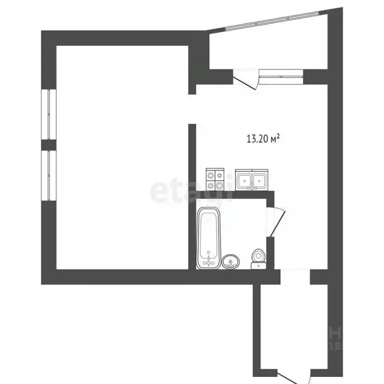 1-к кв. Самарская область, Самара Черемшанская ул., 162 (40.1 м) - Фото 1