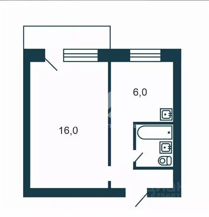 1-к кв. Новосибирская область, Бердск Северный мкр, 15 (31.6 м) - Фото 2