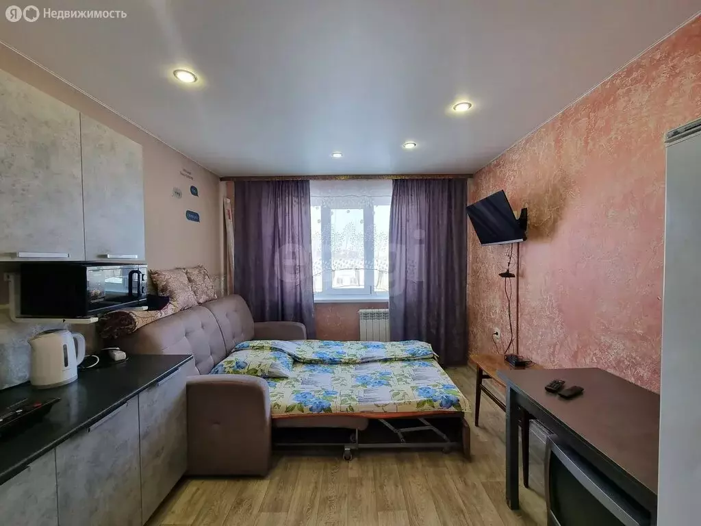 Квартира-студия: Норильск, Молодёжный проезд, 1 (16.5 м) - Фото 1