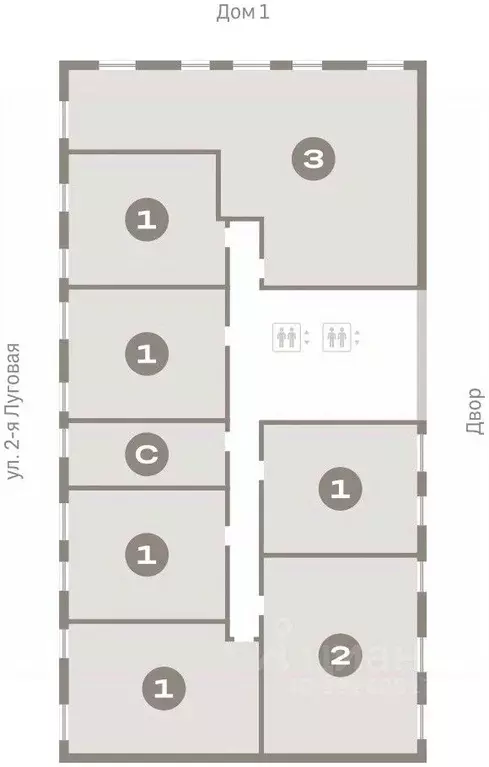 1-к кв. Тюменская область, Тюмень Мысовская ул., 26к2 (50.4 м) - Фото 0
