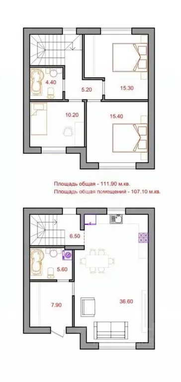 Таунхаус в Краснодарский край, Кореновск пер. Крымский (115 м) - Фото 2