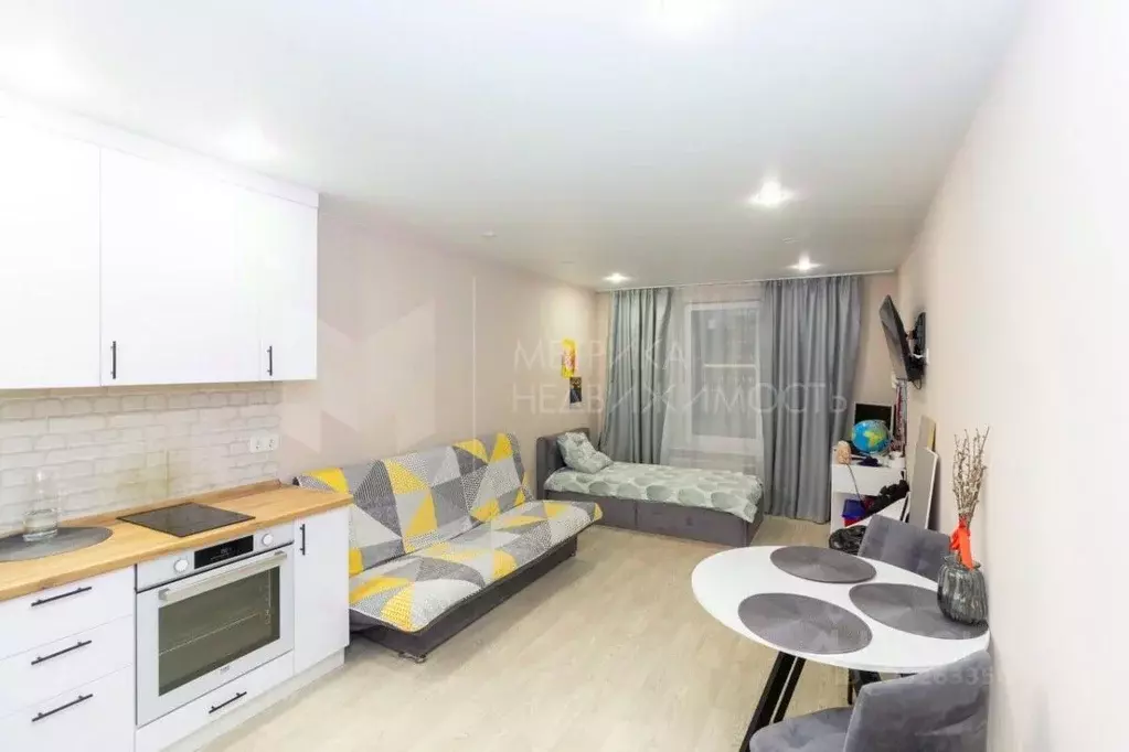 Студия Тюменская область, Тюмень ул. Вадима Бованенко, 1 (29.4 м) - Фото 2