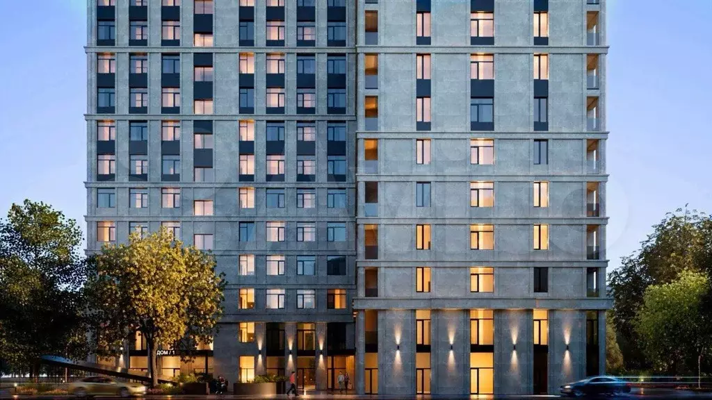 1-к. квартира, 55,8 м, 15/15 эт. - Фото 0