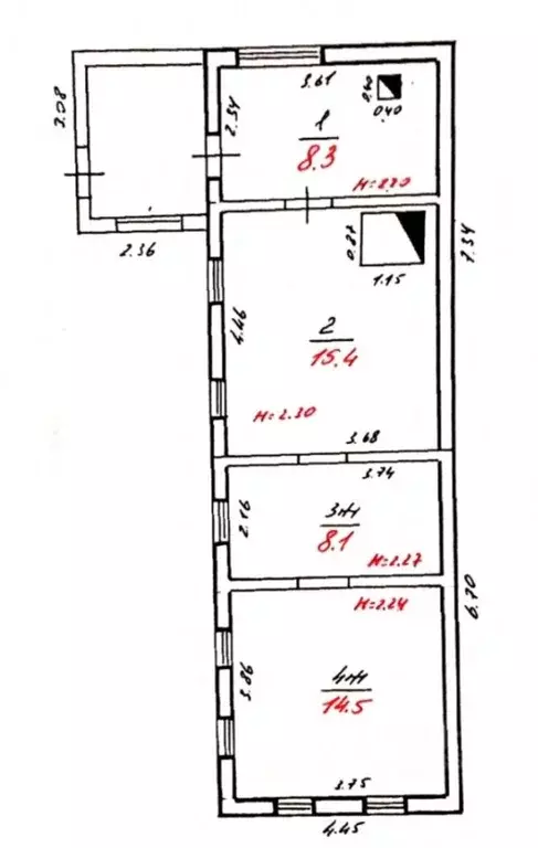 Дом в Оренбургская область, пос. Саракташ пер. Тупой, 8 (46 м) - Фото 1