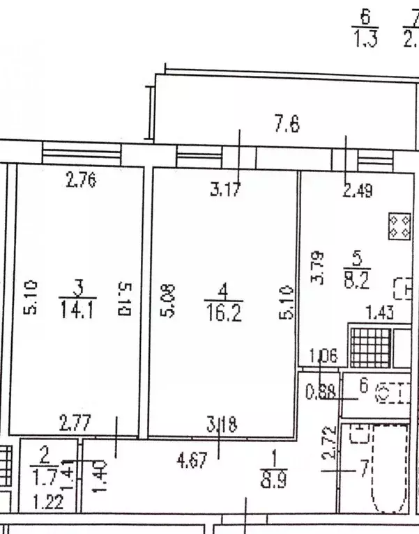 2-к кв. Санкт-Петербург ул. Маршала Казакова, 68к1 (53.1 м) - Фото 1