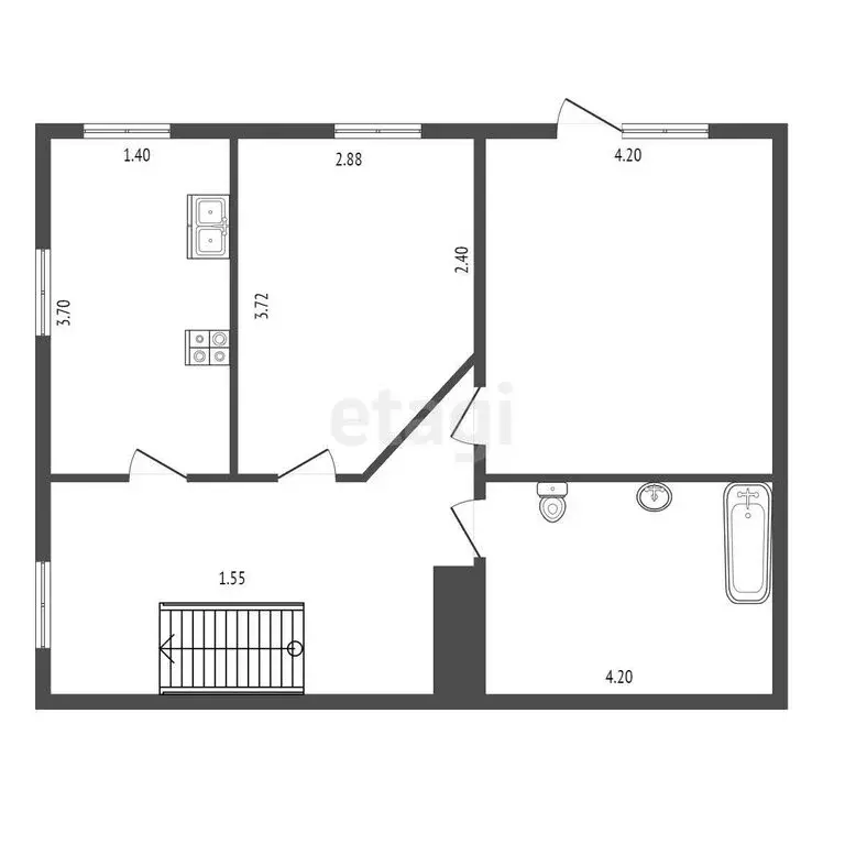 Дом в Абакан, Гончарная улица (120 м) - Фото 2