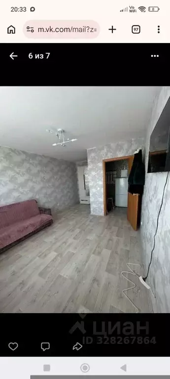 1-к кв. Нижегородская область, Кстово Западная ул., 69А (35.0 м) - Фото 2