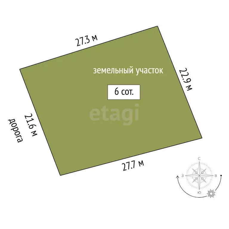 Участок в Тюменский муниципальный округ, СНТ Черёмушки-2, Солнечная ... - Фото 1