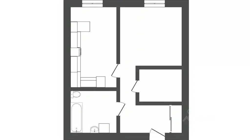 1-к кв. Ставропольский край, Ставрополь ул. Доваторцев, 90к1 (44.0 м) - Фото 1
