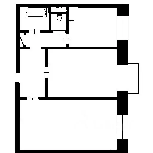 2-к кв. Санкт-Петербург ул. Ленсовета, 24 (56.0 м) - Фото 1